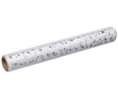 Viphome 6CHT018AG Chemin de Table Organza Argent 28 x 500 cm