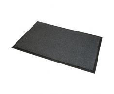 JVL Tapis de Sol trÃ¨s rÃ©sistant, antidÃ©rapant 80Â x 60Â cm Gris/Noir