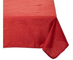 Calitex S5D23HT301A Taffetas Froisse Nappe Polyester Carmin 200 x 150 cm
