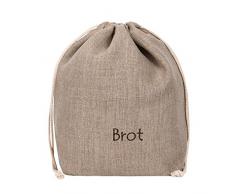 slowroom Sac à Pain Lin Naturel, 30 x 34 cm