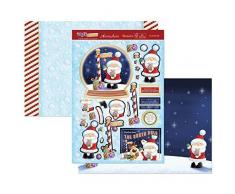 Hunkydorycrafts Crafts Cute16â909 Cute Cimier de Sapin de Noël Ensemble, Multicolore, A4