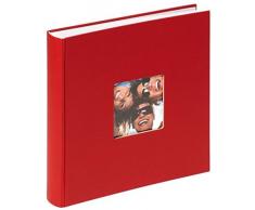 Walther, Fun, Album De Photos, FA-208-R, 30x30 cm, 100 Pages Blanches, Rouge
