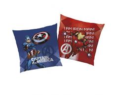 Marvel - Avengers - Coussin 100% Polyester, Blanc, 40X40