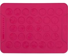 Birkmann Macaron Tapis de Sol Tapis de Cuisson Silicone, Multicolore, 28Â x 37Â x 0,5Â cm, 4Â unitÃ©s de