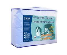 Home Collection Pack Couette CÃ¢line 2 Personnes 220x240 cm avec 2 Oreillers 60x60 cm LKS25