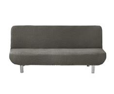 Eysa Cora Bi-Ãlastique Clic Clac Housse de Canapé 3 Places, Polyester Coton, Gris, 36x27x14 cm