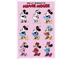 Erik Poster Disney Ãvolution de Minnie Mouse, Multicolore, 91, 5x61cm