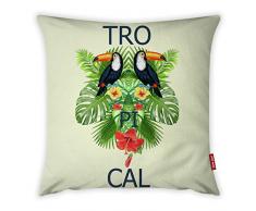 Bonamaison Housse de Coussin Multicolore 45 x 45 cm