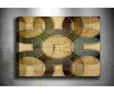 Bonamaison Peinture sur toile, multicolore, 40 x 60 cm - Conçu et fabriqué en Turquie