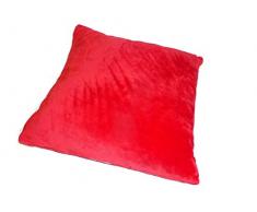 Comptoir du Linge MIC50R Coussin Microfibre Polyester Rouge 50 x 50 cm