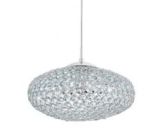 Eglo CLEMENTE Lampe en acier 60 W Chromé Suspension 35 cm chrom