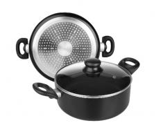 Ibili 410828 Faitout avec couvercle en verre Inducta 28 cm