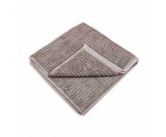 Heckett Lane Tapis de Bidet 60% Coton 40% Bambou Viscose Bambou 60 x 60 Taupe