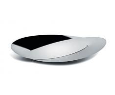 Alessi Abi06 Octave Centre de Table Ovale en Acier Inoxydable 18/10 Brillant
