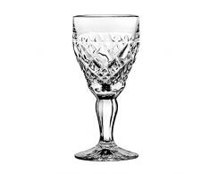 Crystaljulia 3267 Lot de 6 Verres à Liqueur Cristal 80 ML