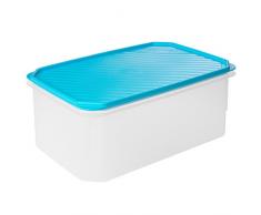TATAY 1162200 Boîte de Conservation Rectangulaire 4,7 L Plastique Bleu 28,5 x 18,5 x 12,5 cm