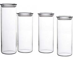 Bohemia Cristal Bocal conservation Lot de 4 (1x 1,8L and 3x 1,4L)