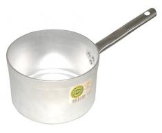 Pardini Albergo Casserole Haute avec Manche, Aluminium, Gris, 26 cm