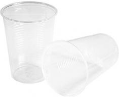 Heku - 30440 - 50 Gobelets, plastique, transparent, 0,4l