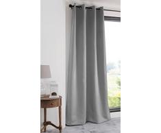 Lovely Casa R41840005 Notte Rideau occultant Polyester Gris 180 x 135 cm