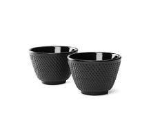 Bredemeijer G004Z Tasses, Fonte, Noir, 78x78x53mm