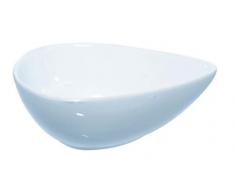 FIRST 210MBPOBOVALE Mini Plat Ovale, Porcelaine, Blanc, 11,7 x 31,5 x 4,3 cm