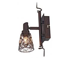 Naeve Leuchten 1112420 Spot mural Cottage Métal vieilli 14 cm