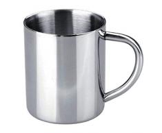 IBILI 700308 Gobelet, Acier Inoxydable, Argent, 8 cm