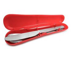 Nerthus FIH 460 Set de Couverts Portable en Acier Inoxydable