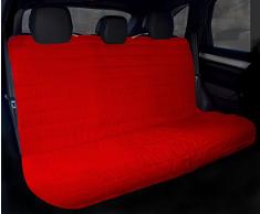 Elegant COPRISEDILE ROSSO/GRIGIO CHI Double-face auto housse de siège Rouge/Gris clair, 130x140cm