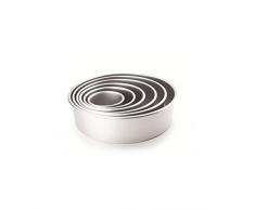 Ibili 815120 Moule Rond Extra Profond 20 x 10 cm Alum. Anodisé.