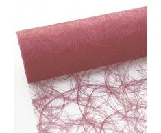 HKT Home Deco Sizoweb Chemin de Table Vieux Rose 30Â cm Rouleau 25Â m 64Â 044Â de r 300