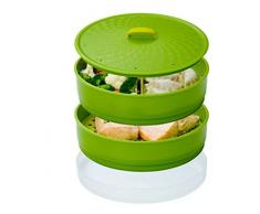 ChefN 023661 Cuiseur Vapeur empilable Plastique