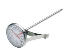 Kitchen Craft KCMILKTH ThermomÃ¨tre Ã Mousse de Lait, Acier Inoxydable, Argent, 9 x 12 x 16 cm