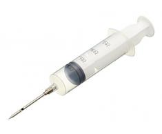 Kitchen Craft KCINJ Injecteur de Saveur, Acier Inoxydable, Blanc/Transparent, 28 x 28 x 18 cm