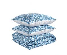 AmazonBasics Parure de lit 100Â % coton 200 x 200 cm / 80 x 80 cm, Saule