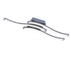 Reality Leuchten R62473107 Plafonnier, MÃ©tal, 5 W, Nickel Mat