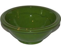 Amazing Cookware Bol en Terre Cuite Vert 20 cm