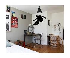 TATOUTEX 3613243868176 Sticker Mural, Argent, L 30cm x H 23cm