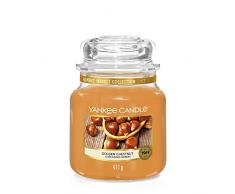 Yankee Candle bougie jarre parfumÃ©e, taille moyenne, ChÃ¢taignes dorÃ©es, Collection Farmers Market