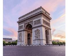 Tapisserie poster panoramique PARIS ARC DE TRIOMPHE 4 x 2,70 m | DÃ©co et photo murale XXL QualitÃ© HD Scenolia