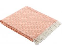 biederlack Plaid en Coton Saumon 130 x 170 cm
