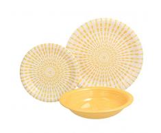 Drops tOGNANA Service de table 18 pièces, porcelaine, jaune