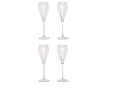 GMMH Cosy Trendy Lot de 4 flûtes à Champagne Champagne Double Paroi en Verre Thermique Verres Verres
