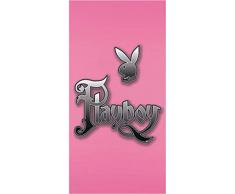 MANAGAL 5092 PLAYBOY Playboy Custom - Drap de Plage Coton Rose 76 x 152 x 1 cm