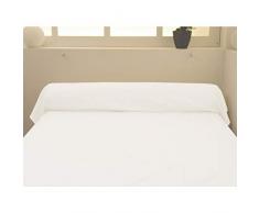 Soleil docre Taie de Traversin, Coton, Blanc, 45x135 cm