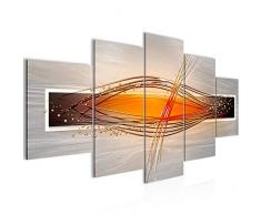 Tableau decoration murale Abstrait - XXL Impression sur Toile Salon Appartment 5 Parties - prÃªt Ã accrocher - 103353c