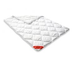 Badenia Bettcomfort Trendline Micro, Duvet, pour lÃ©tÃ©, Blanc, 155 x 220 cm