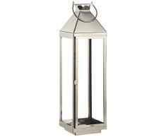 Cilio 293685 Lanterne Villa en acier inoxydable 16 x 16 x 70 cm