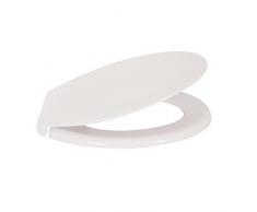 MSV 140008 Abattant WC Thermo-Dur Blanc, Plastique/MÃ©tal